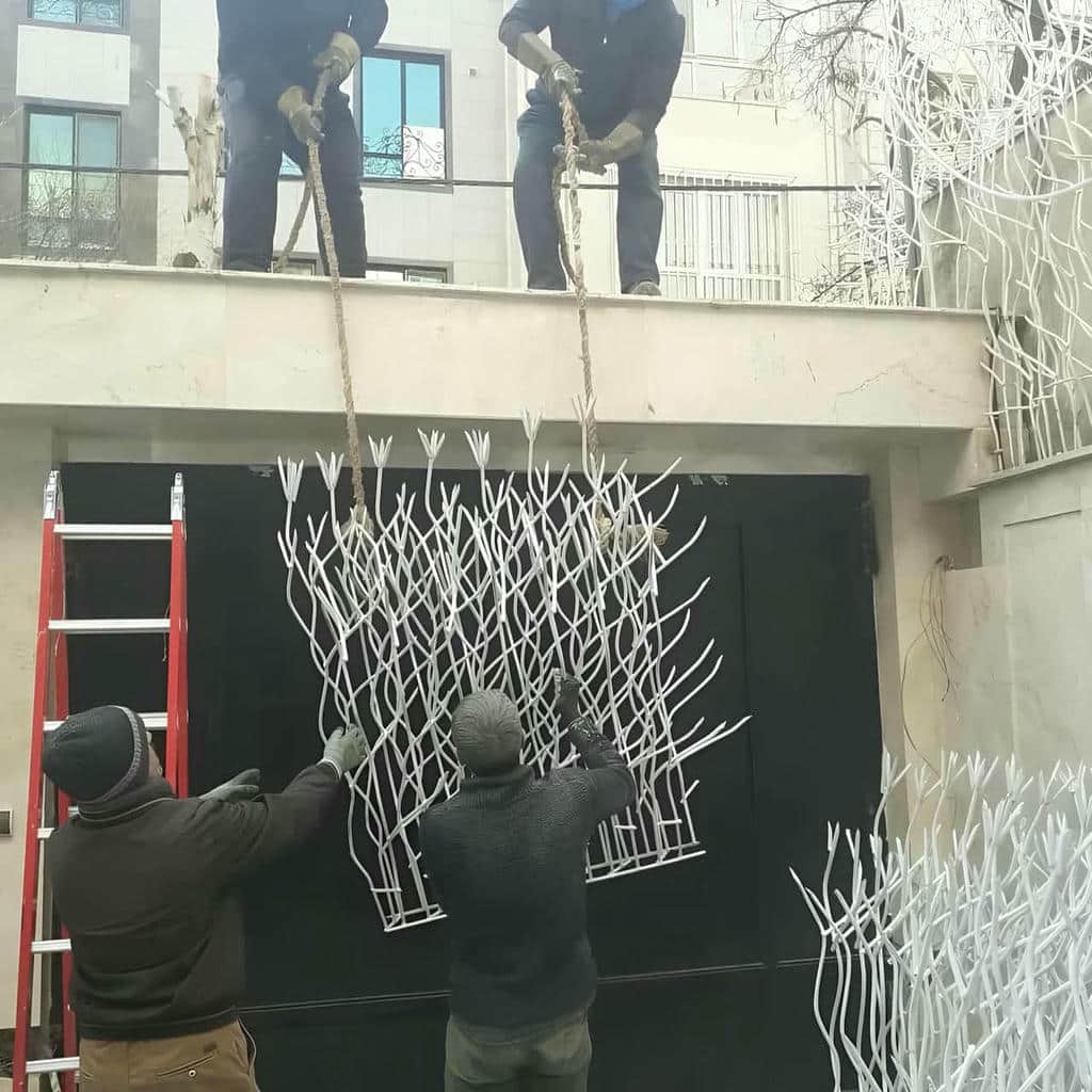 خرید حفاظ شاخ گوزنی دیوار ساختمان اجرای تراز استاندارد در کمال شهر