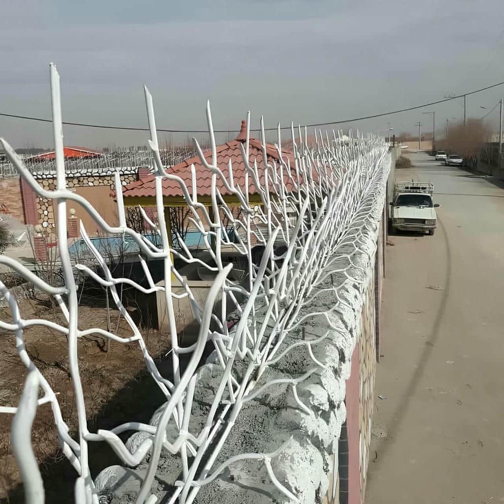 نصب حفاظ شاخ گوزنی دیوار ساختمان تراکم بالا در نظرآباد