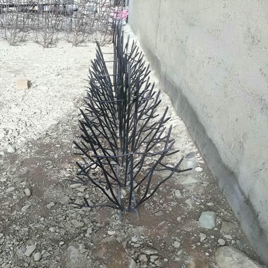 نصب حفاظ شاخ گوزنی دیوار ساختمان ضدزنگ صنعتی در فردیس کرج