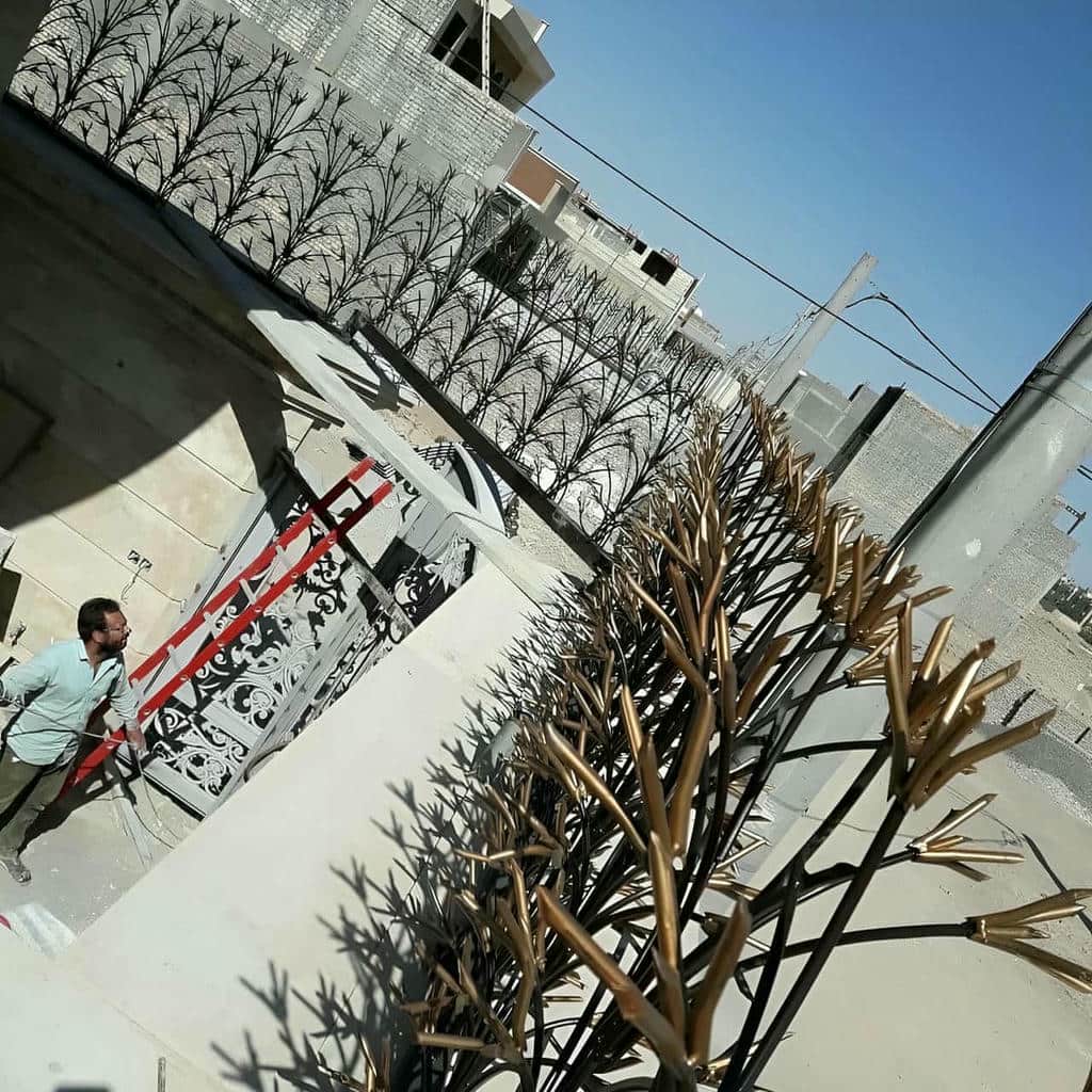 خرید حفاظ شاخ گوزنی دیوار ساختمان تراکم بالا در سبزوار