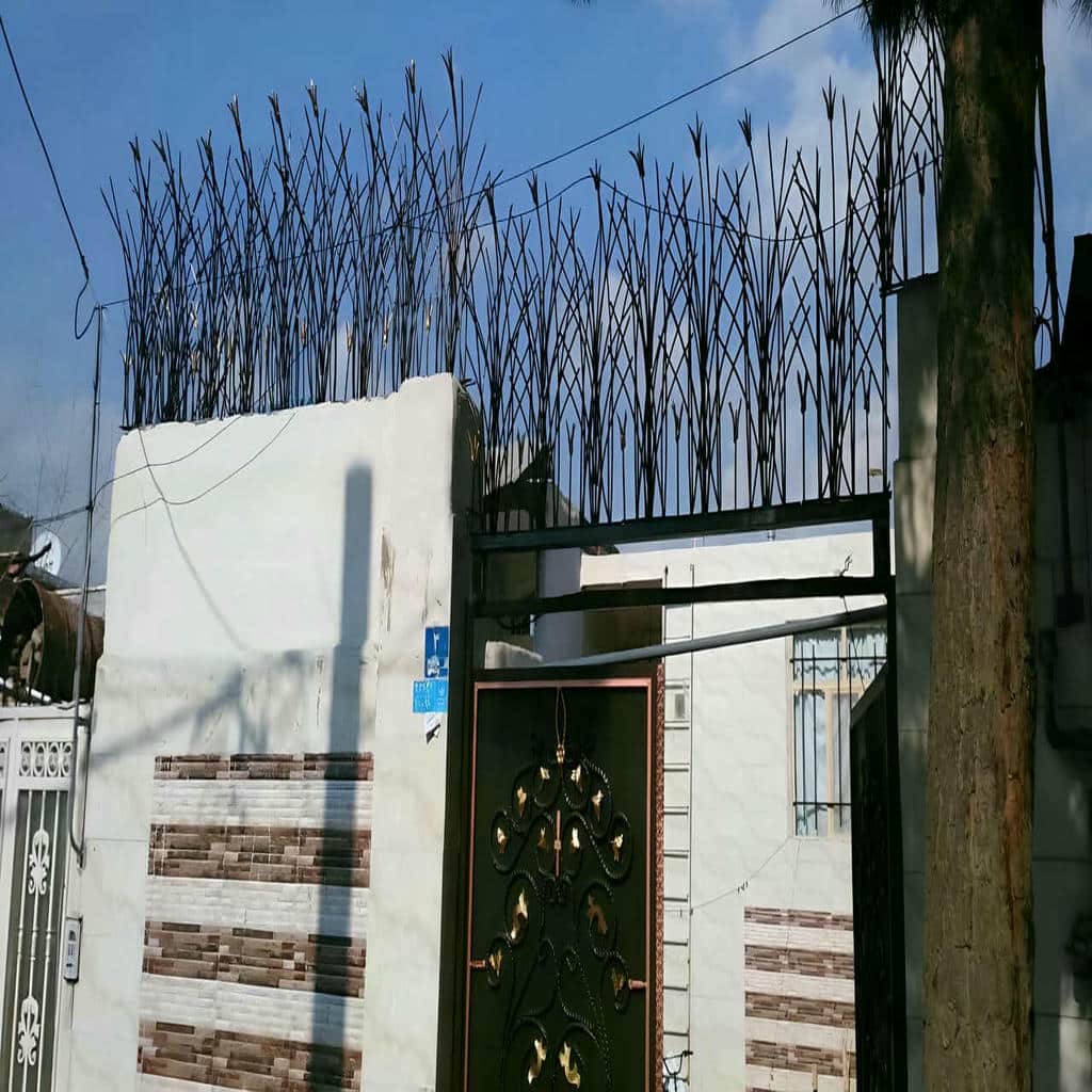 نصب حفاظ شاخ گوزنی دیوار ساختمان ضدزنگ صنعتی در اندیشه