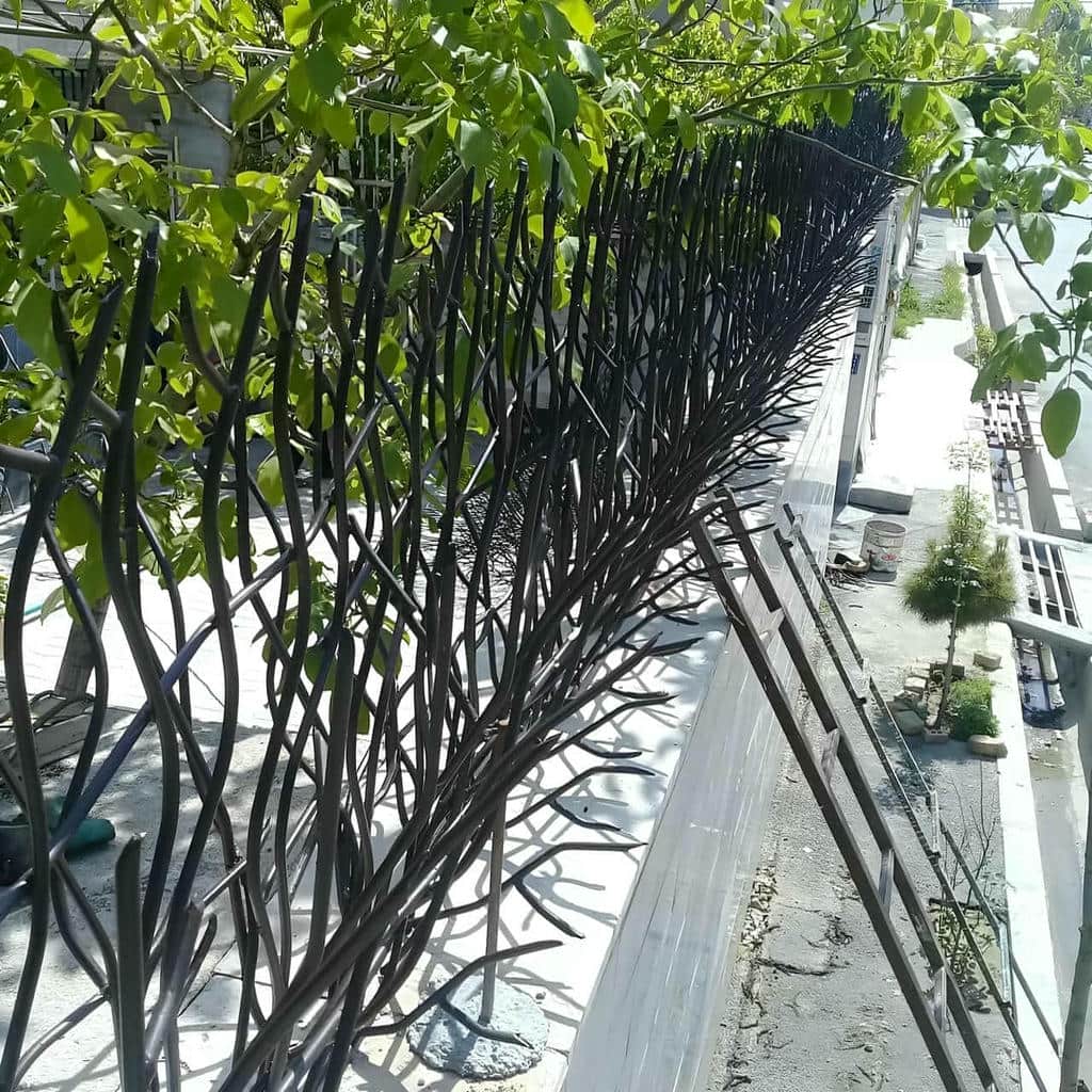 قیمت حفاظ شاخ گوزنی دیوار ساختمان فولاد صنعتی در سبزوار