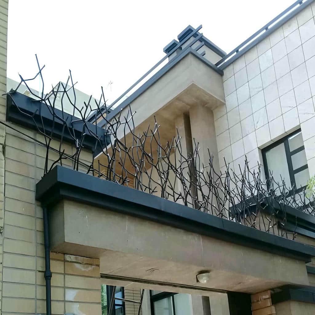 کارخانه حفاظ شاخ گوزنی دیوار ساختمان شاخه درهم در کرمان