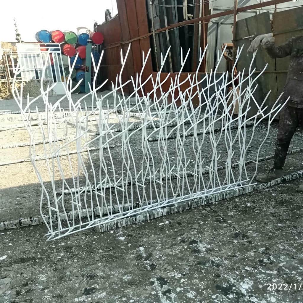 نصب حفاظ شاخ گوزنی دیوار ساختمان استاندارد در استان خوزستان