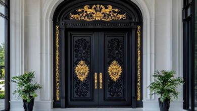 درب حیاط در ملارد