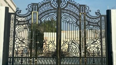 درب حیاط در قم