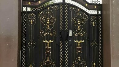 درب حیاط در چالوس