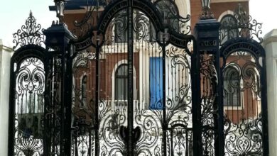 درب حیاط در عظیمیه کرج