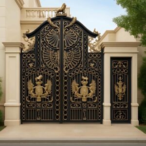 درب حیاط در فشم