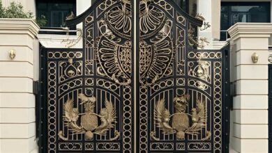 درب حیاط در سنندج