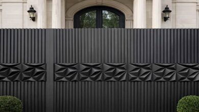 درب حیاط در پردیس