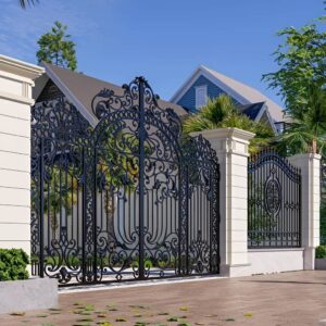 درب حیاط در سقز
