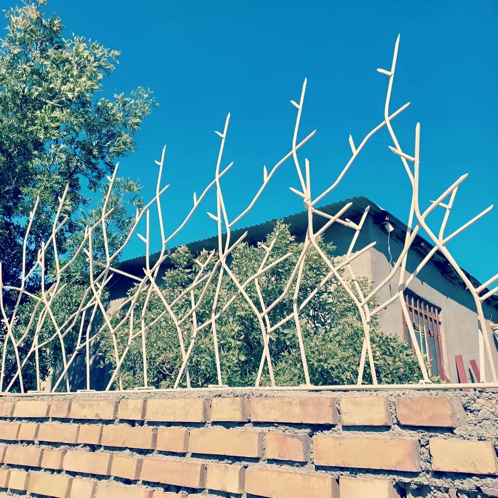 حفاظ شاخ گوزنی و حفاظ سرنیزه ای با شاخه و سرنیزه بازدارنده
