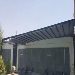 سقف برقی شیشه‌ای لوکس