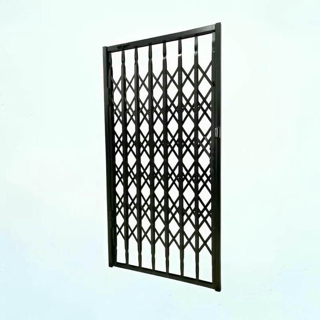 تولید درب آکاردئونی پنج گل دوبل با قاب تقویتشده