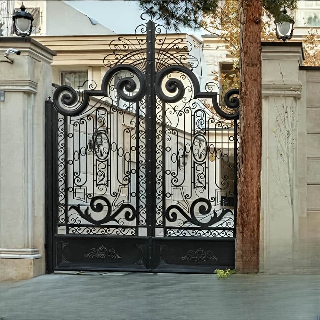مدل تک لنگه درب حیاط شاسی سنگین