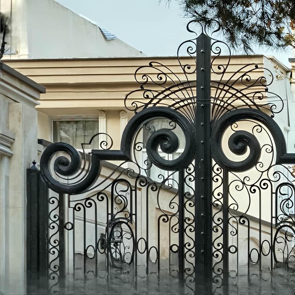 ساخت درب حیاط شاسی سنگین با پروفیل فولادی