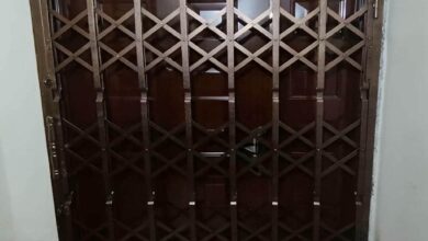 14 مدل درب آکاردئونی برای واحد اداری