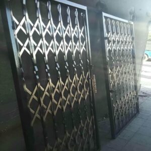 12 طرح درب آکاردئونی طرح دار لوزی