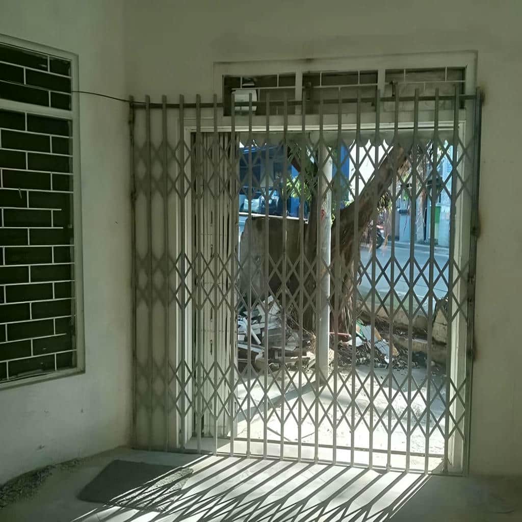 خرید حفاظ آکاردئونی لوزی تسمه پهن برای آپارتمان