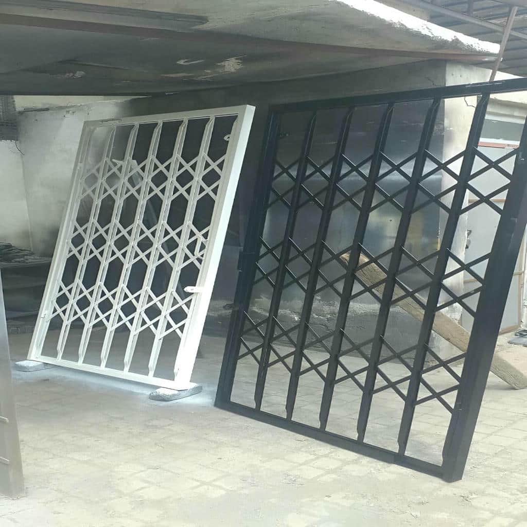 تولید حفاظ آکاردئونی لوزی تسمه پهن با پرچ دوبل