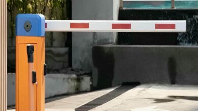 13 نمونه راهبند پارکینگ بازویی ورودی مجتمع