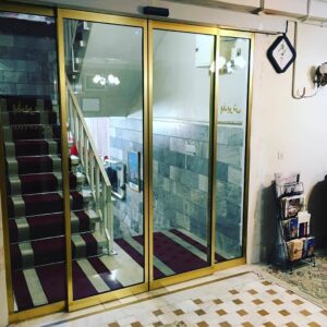 12 نمونه ریل درب اتوماتیک شیشه ای کشویی