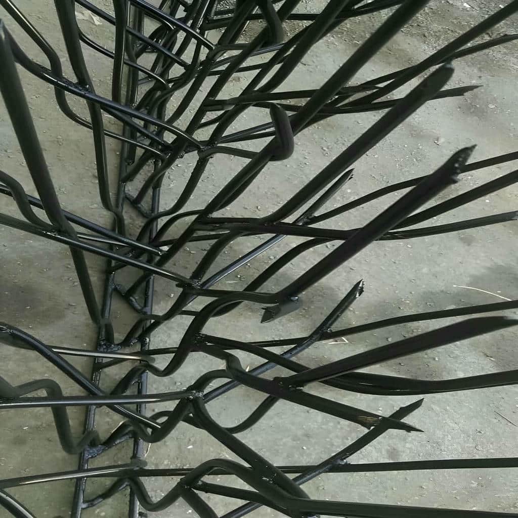 سفارش حفاظ دیوار ضد سرقت میلگردی مدل بوته ای