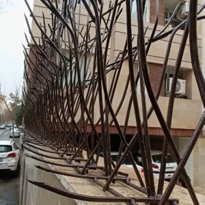 7 طرح حفاظ دیوار شاخ گوزنی میلگرد خمکاری