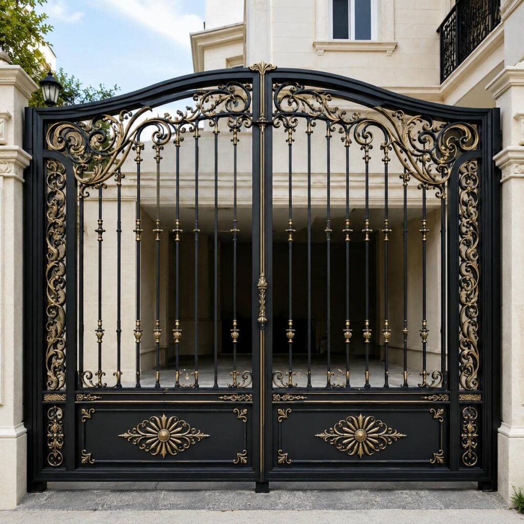 11 نمونه درب پارکینگ ویلا ماشین رو
