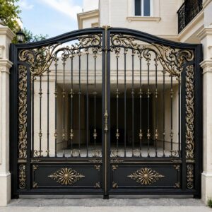 11 نمونه درب پارکینگ ویلا ماشین رو