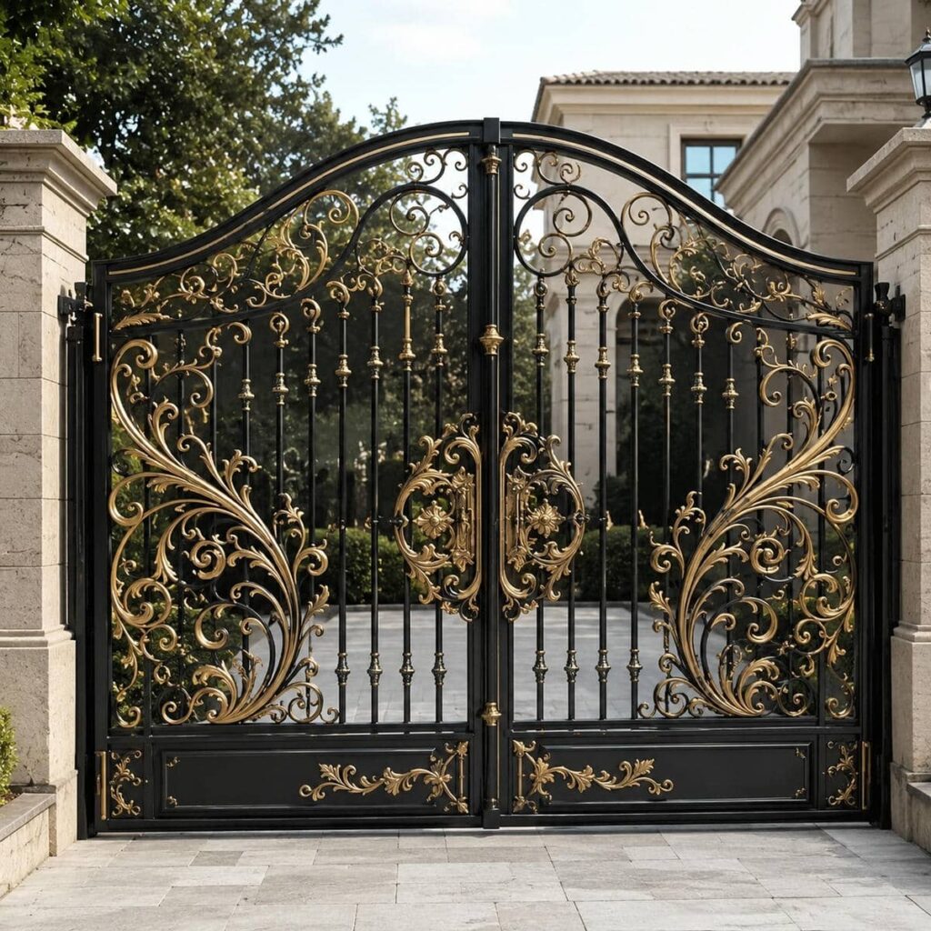 سفارش درب حیاط ورودی محوطه بر اساس ابعاد
