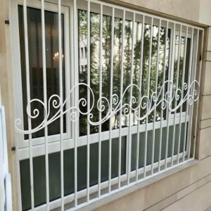12 نمونه حفاظ پنجره فرفورژه گل نرده