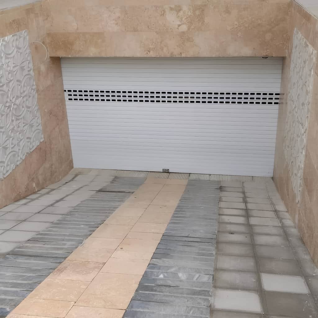 خرید درب کرکره ای پارکینگ اتوماتیک آلومینیومی