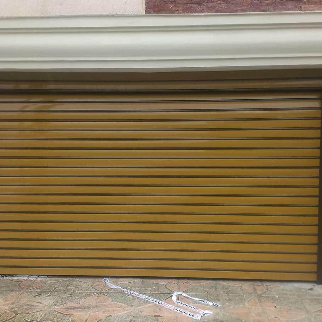 نصب درب کرکره ای پارکینگ اتوماتیک با موتور ساید
