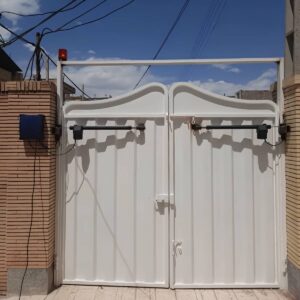 10 مدل درب برقی حیاط لولایی