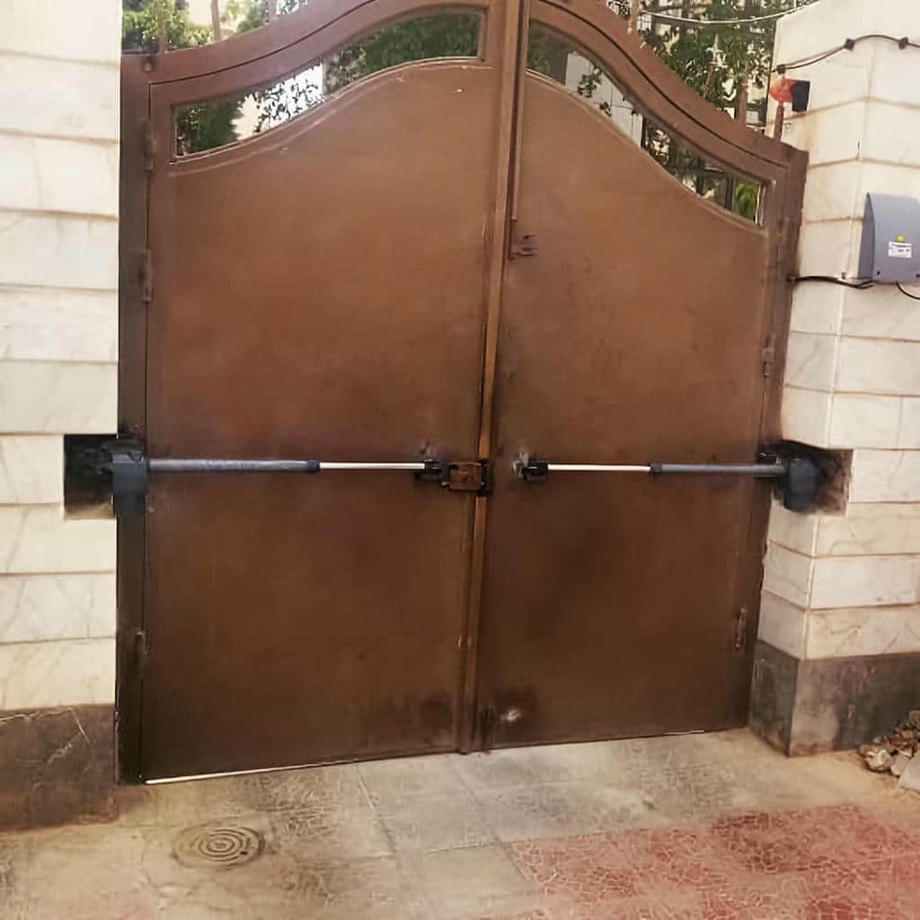خرید درب برقی پارکینگ ریلی فلزی