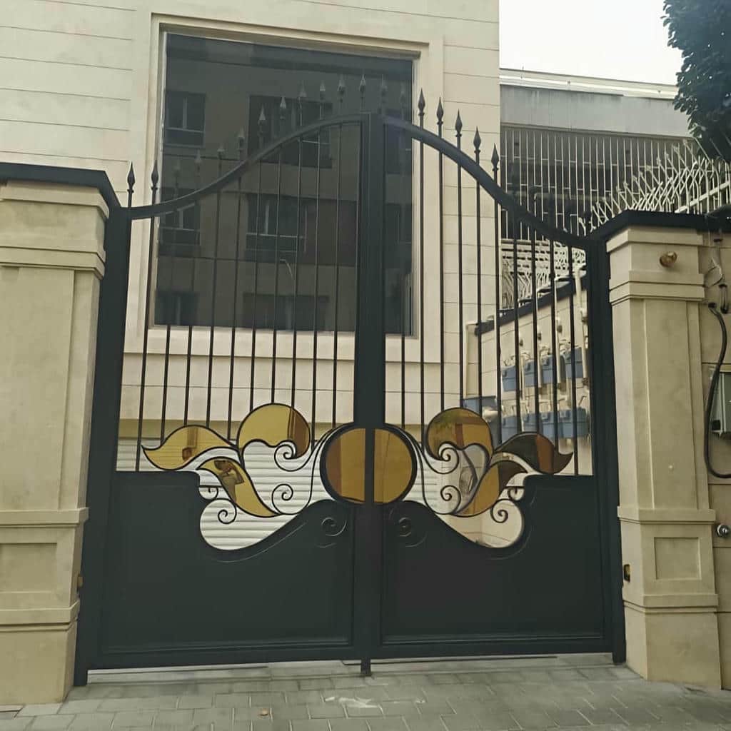 خدمات نصب درب ویلایی برش لیزری