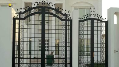 10 مدل درب پارکینگ ساده پروفیلی