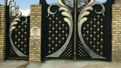 13 طرح درب آهنی شیک ورودی حیاط