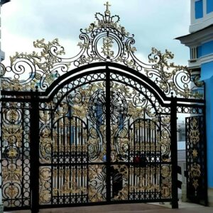 9 طرح درب حیاط برش لیزری هندسی