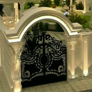 11 طرح درب ویلا مدرن نمای سنگی
