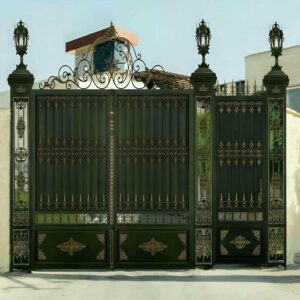 9 مدل درب حیاط پانل دار