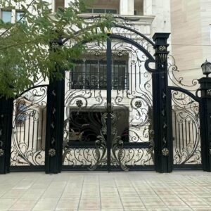 14 طرح درب حیاط قاب فلزی