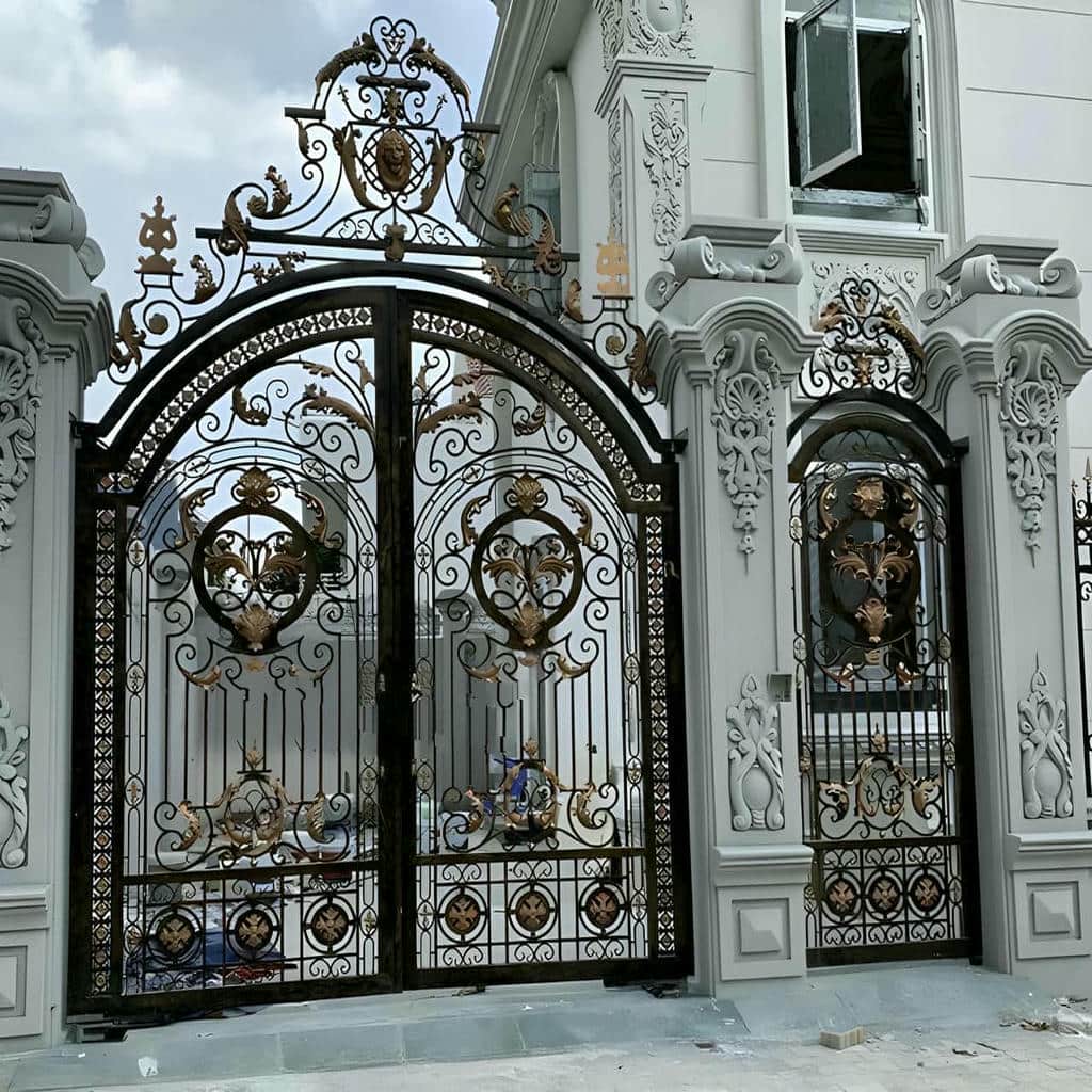 خرید درب باغی ویلایی فرفورژه دو لنگه