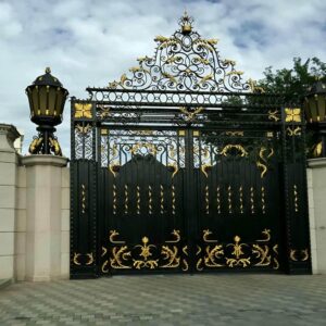 14 طرح درب پارکینگ مدرن پنل مشبک