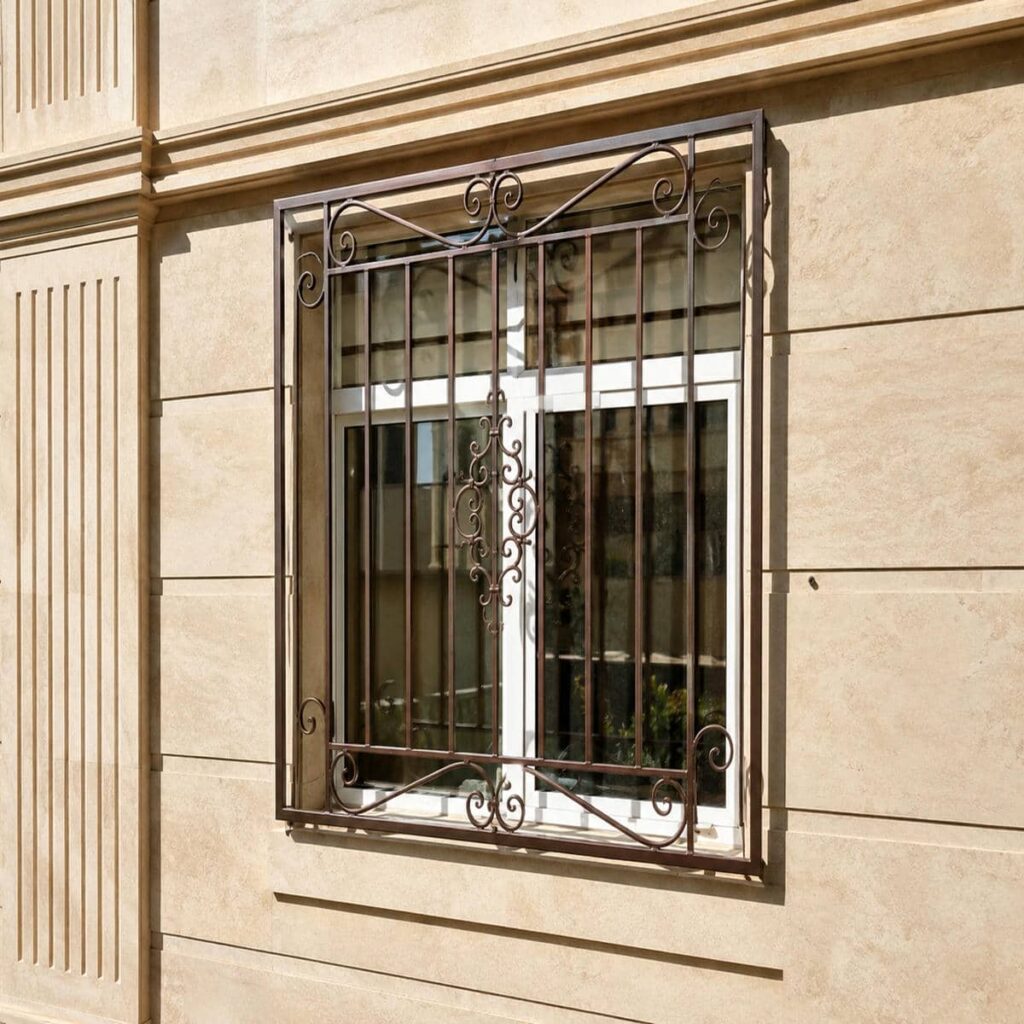 ساخت حفاظ پنجره شیک با پروفیل فولادی