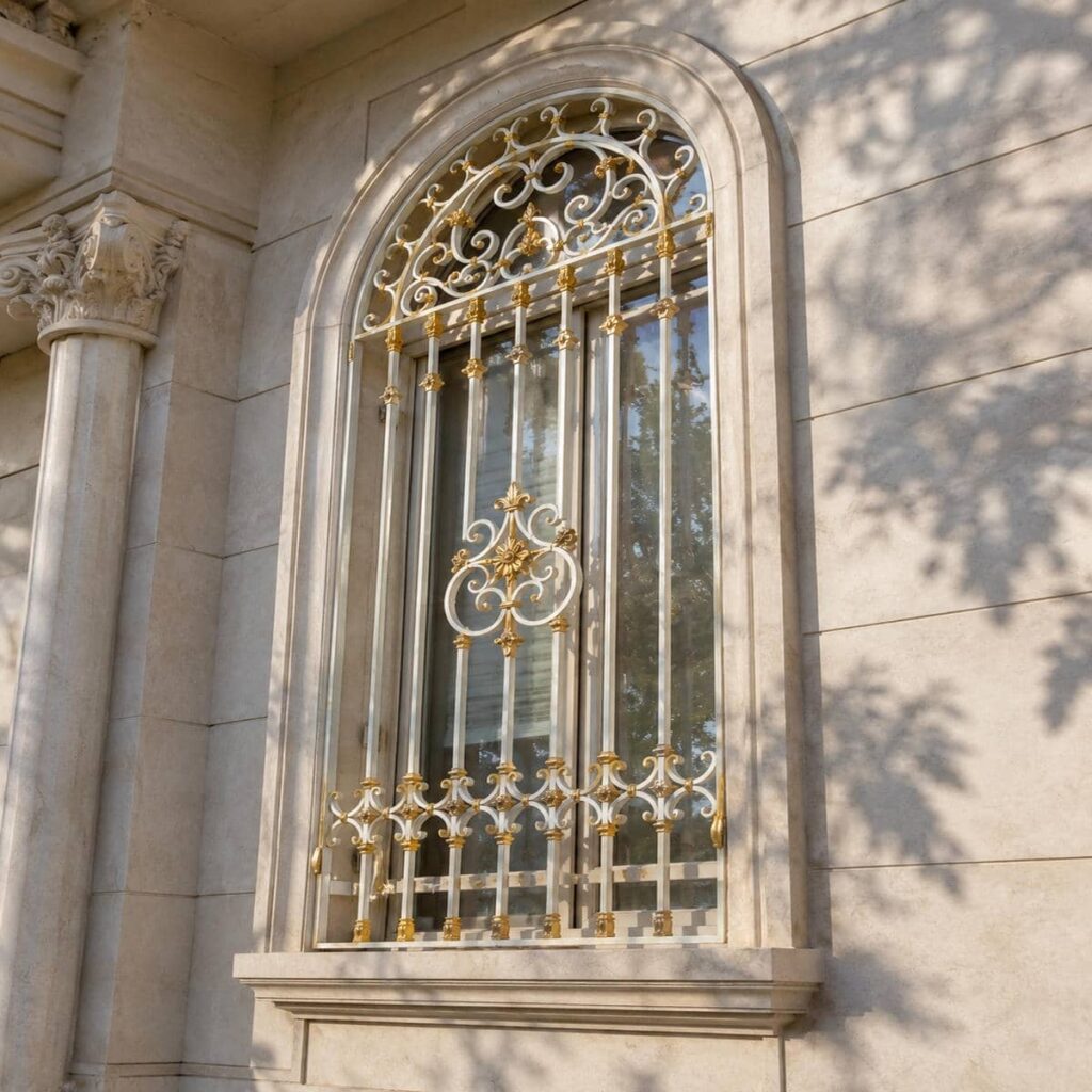 خرید حفاظ پنجره ویلایی با دید باز باغ