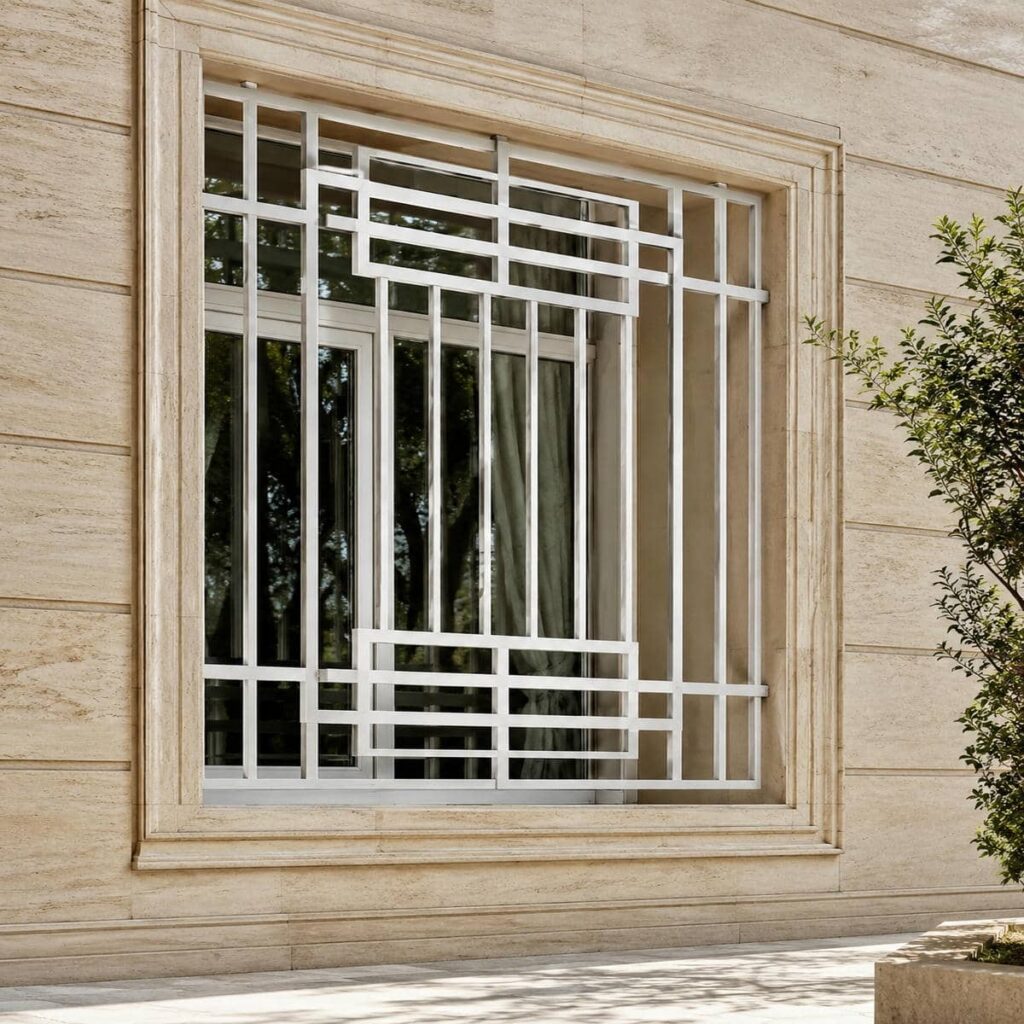 قیمت نرده پنجره ساده پروفیلی سفارشی