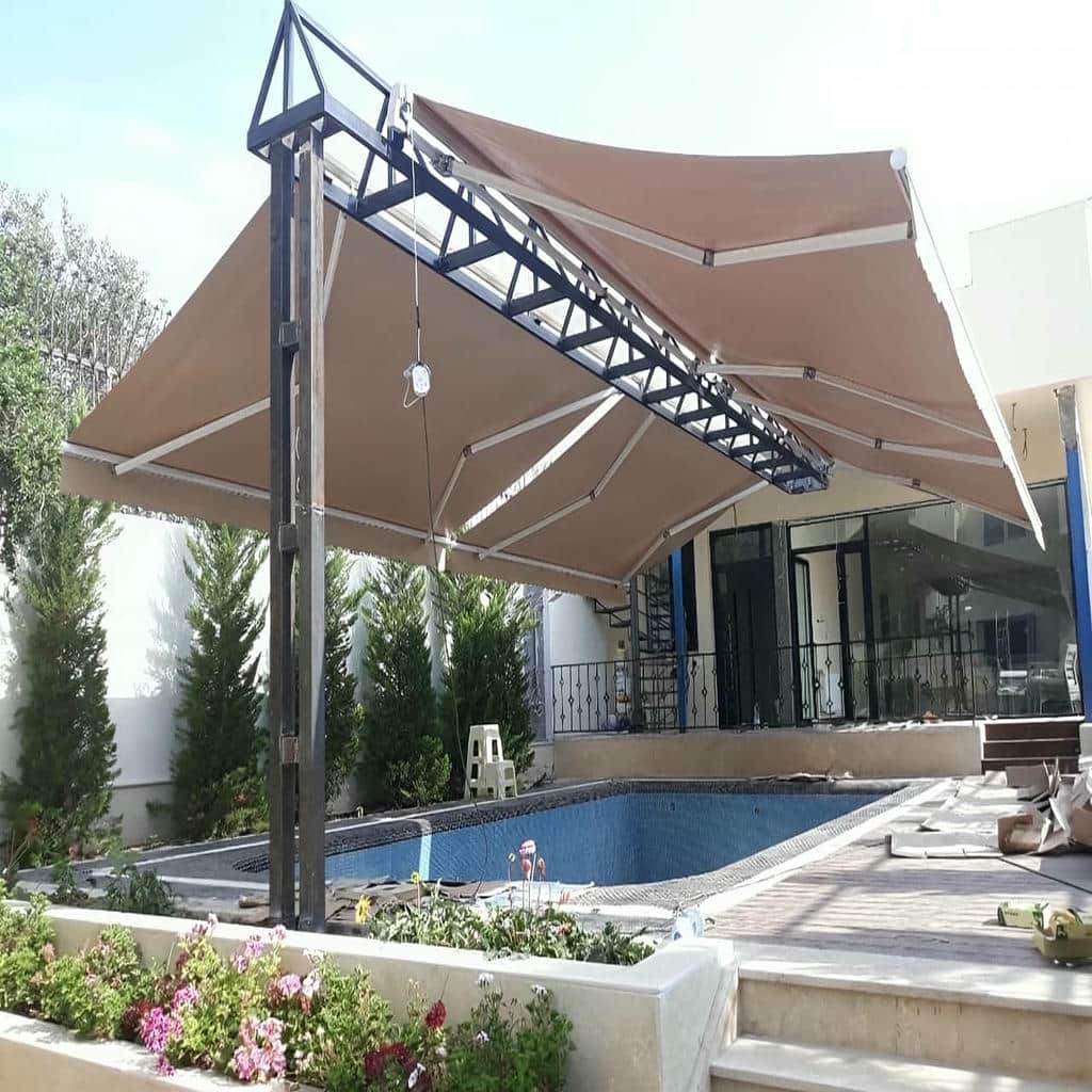 سایبان بالکن بازویی